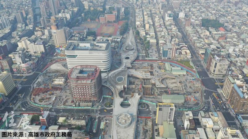 新高雄車站逐漸成形　預計2025年10月完工