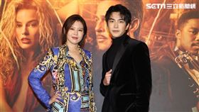 劉品言（左）和曾敬驊（右）出席《巴比倫》首映會。（圖／記者邱榮吉攝影）