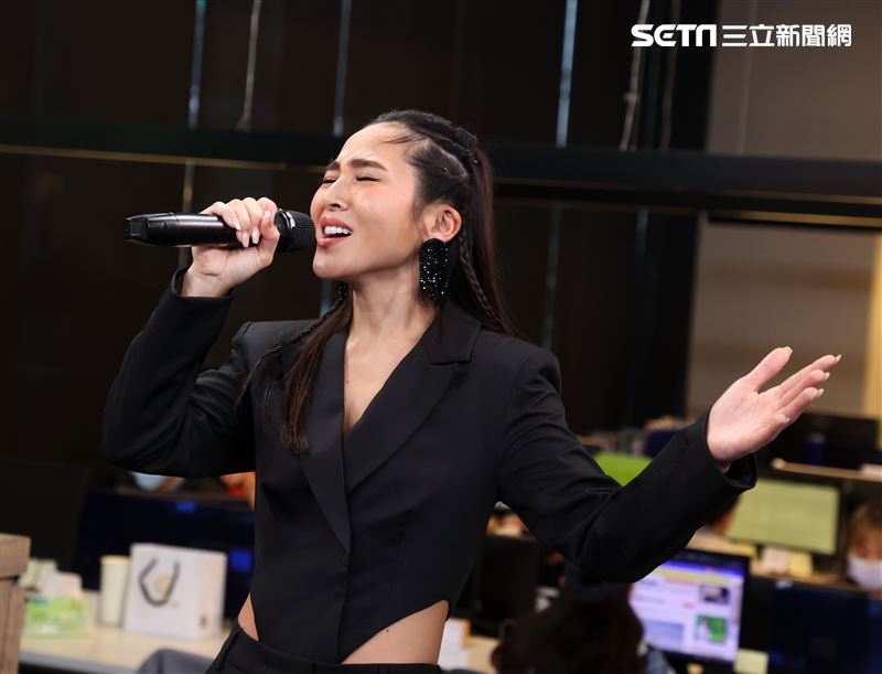 梁文音大明星三立新聞網專訪。（記者邱榮吉/攝影）