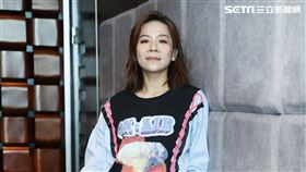 歌手江美琪因長期在大陸工作，長達7個月沒見到兒子，讓兒子更成熟。（記者邱榮吉/攝影）