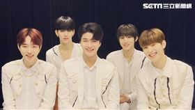 DRIPPIN的成員李協、黃允省、車俊昊、金東玧、金敏緒。（圖／記者游舒婷攝影）