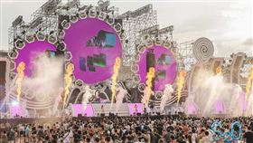 「S2O Taiwan潑水音樂祭」活動現場擠爆人群。（圖／斯邦奈提供）