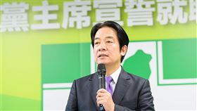 賴清德宣誓就職民進黨主席（圖／民進黨提供）