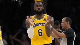 ▲詹姆斯（LeBron James）砍32分，湖人以111：116不敵國王。（圖／美聯社／達志影像）