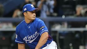 ▲吳昇桓2017年出戰世界棒球經典賽。（資料照／取自KBO FB）