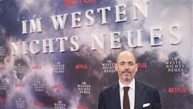 德國導演愛德華貝爾格（Edward Berger）的「西線無戰事」獲得英國奧斯卡14項提名。（圖／美聯社／達志影像）