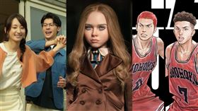 《想見你》、《窒友梅根》、《灌籃高手》。（圖／三鳳製作 車庫娛樂、UIP、双喜提供）