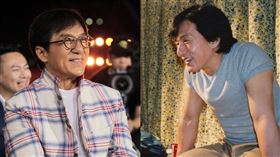 成龍自曝拍攝受傷卻不願縫針任血狂流。（圖／翻攝自成龍微博）