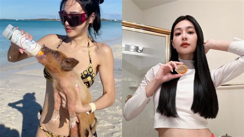 王思佳比基尼餵奶辣翻　真實身材超驚人