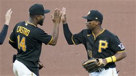 ▲安杜哈（Miguel Andujar）遭到海盜DFA。（圖／美聯社／達志影像）