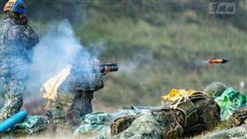 CM34 30機砲裝步戰鬥車發揚強大火力。（圖／軍聞社提供）