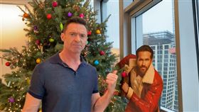 休傑克曼、萊恩雷諾斯。（圖／翻攝自休傑克曼推特）