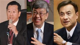 陳建仁、顧立雄、蘇嘉全（組合圖／翻攝自陳建仁、蘇嘉全臉書、資料照）