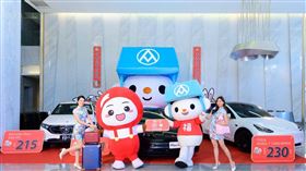 全聯祭出夢幻頭獎，一次送3台電動名車創紀錄。（圖／全聯提供）
