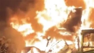 紅色煉獄！國道2死火燒車　女尖叫畫面曝