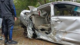 孕婦 國道 火燒車 追撞