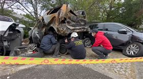 國道,追撞,酒駕,鑑識,火調（圖／翻攝畫面）