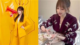 王心凌小年夜與同事一同包餃子度過傳統年節。（圖／翻攝自王心凌 IG）