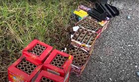 0123台東海濱公園煙火(民眾提供)