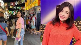 女星何如芸新加玻穿脫鞋走春。（圖／翻攝何如芸臉書）