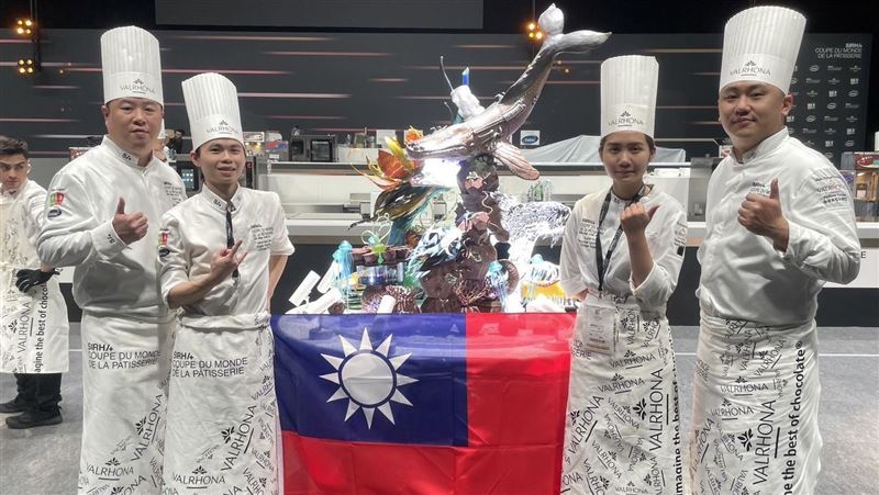 為台爭光！ 城市科大世界盃甜點賽拿下第8