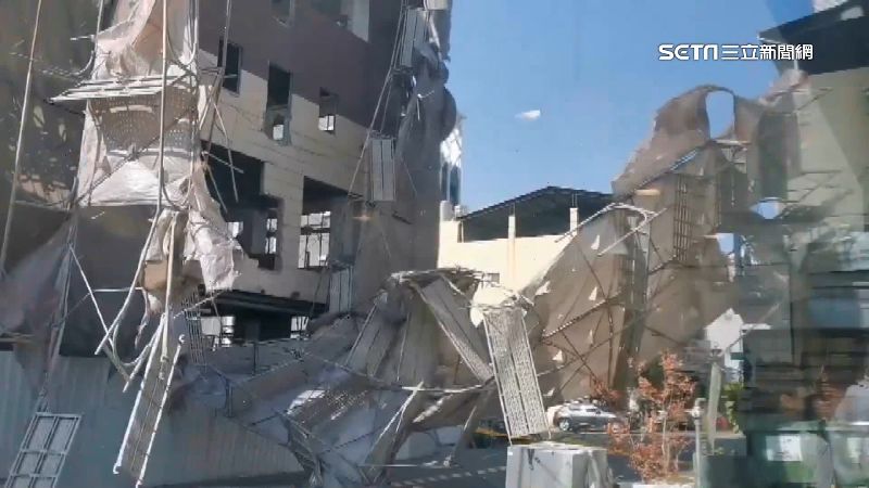 強陣風襲中南部　鷹架倒塌、路樹砸3人傷