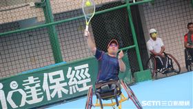 台灣新生代輪網好手王偉軒。（圖／記者蔡厚瑄攝影）