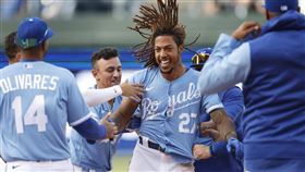 ▲紅襪透過交易換來皇家快腿孟德西（Adalberto Mondesi）。（圖／美聯社／達志影像）