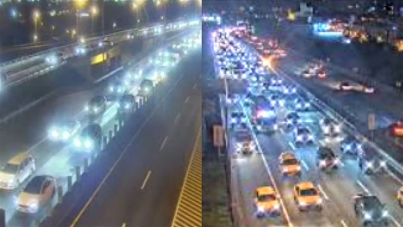 國1、國3北向多路段塞車　最慢龜速14公里