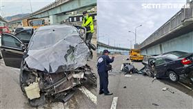 車禍,新北,五股區,新五路二段,逆向（圖／翻攝畫面）