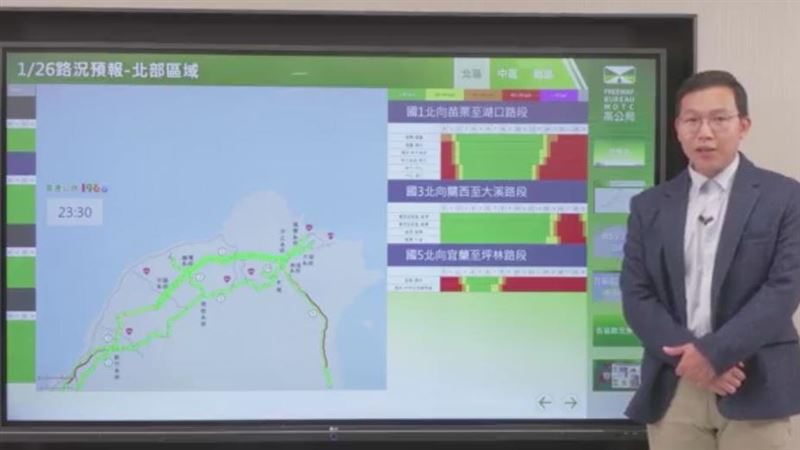 開工照塞！國5恐塞到凌晨、7段時速不到50