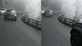 賓士,逆向,爆廢公社二館,南橫公路,雪景