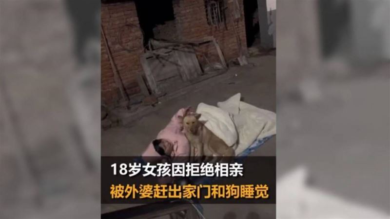 怎麼忍心！18歲女拒相親遭趕出家門跟狗睡