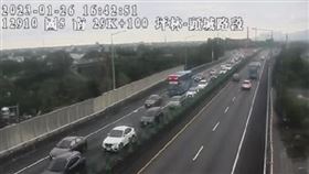 國道,路況,初六,初七,塞車,國5,春節,連假(翻攝自 高公局即時影像)