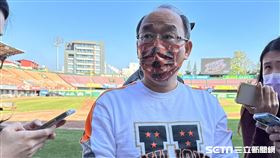 統一獅領隊蘇泰安。（圖／記者蔡厚瑄攝影）