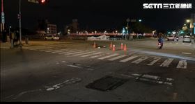 台中車禍,路口,斑馬線(圖/翻攝畫面)