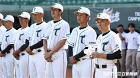 ▲台鋼雄鷹開訓，總教練洪一中、統籌教練林振賢、投手教練橫田久則。（圖／記者劉彥池攝影）
