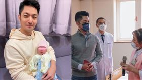 蔣萬安老婆生了。（圖／翻攝自蔣萬安臉書）