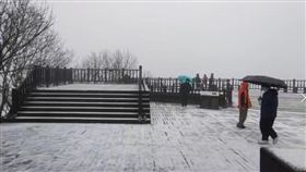  太平山下冰霰（圖／翻攝畫面）