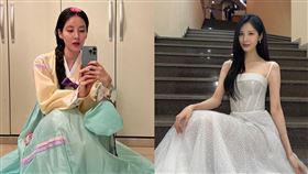 ▲徐玄穿上12年前粉絲送給她的韓服與大家賀歲。（圖／翻攝自徐玄IG）