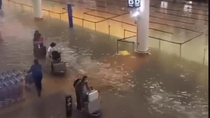 新／奧克蘭水淹機場！桃機紐航急取消航班