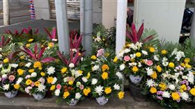 中國疫情「走太多人」！沿街擺滿弔唁菊花　當地人嘆：把新年過成清明節，圖翻攝自微博