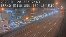 國道塞車（圖／高公局）