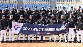 ▲世界棒球經典賽台灣隊開訓全隊合照。（圖／記者劉彥池攝影）