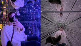 ▲楊丞琳發文表示自己在teamLab光影互動藝術展覽中被2位女孩認出。（圖／翻攝自楊丞琳臉書）