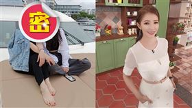 前主播林書煒（左）與女兒蔡中泠（右）同框，被狂讚根本像姊妹。（圖／翻攝自林書煒臉書）