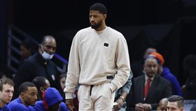 ▲「可愛」雷納德（Kawhi Leonard）和喬治（Paul George）輪休，快艇23分差落敗。（圖／美聯社／達志影像）