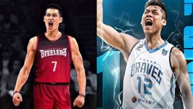 林書豪、林志傑（圖／翻攝自林書豪臉書、富邦勇士球團提供）