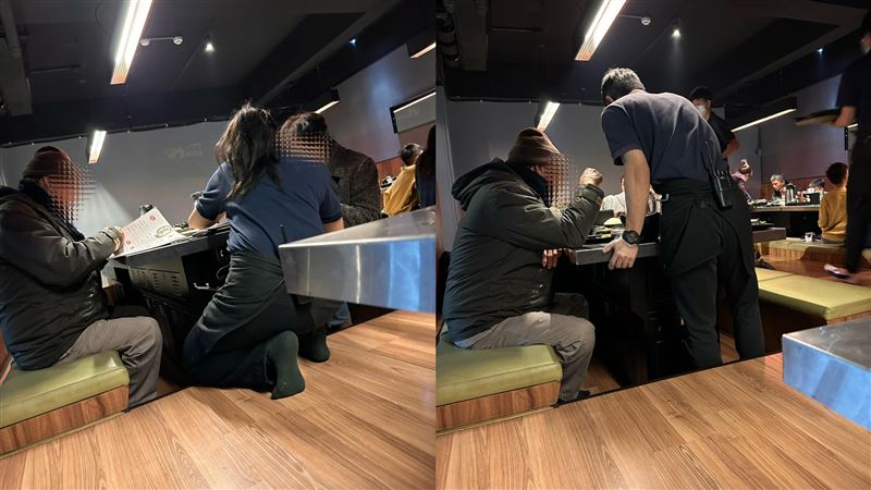 老夫妻吃知名燒肉　年輕服務生暖舉網讚爆
