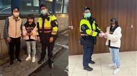 粗心父親領完包裹就開車走人，完全沒有發現15歲的女兒還沒上車。（圖／翻攝畫面）